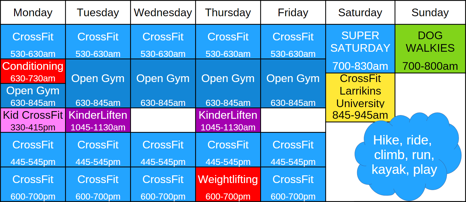 Schedule